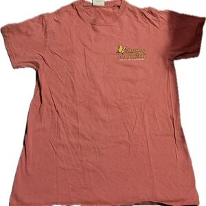 Simply Southern Coral Tee with Logo